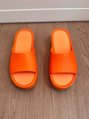 LEMON Jelly Orange Slide Sandals for Women